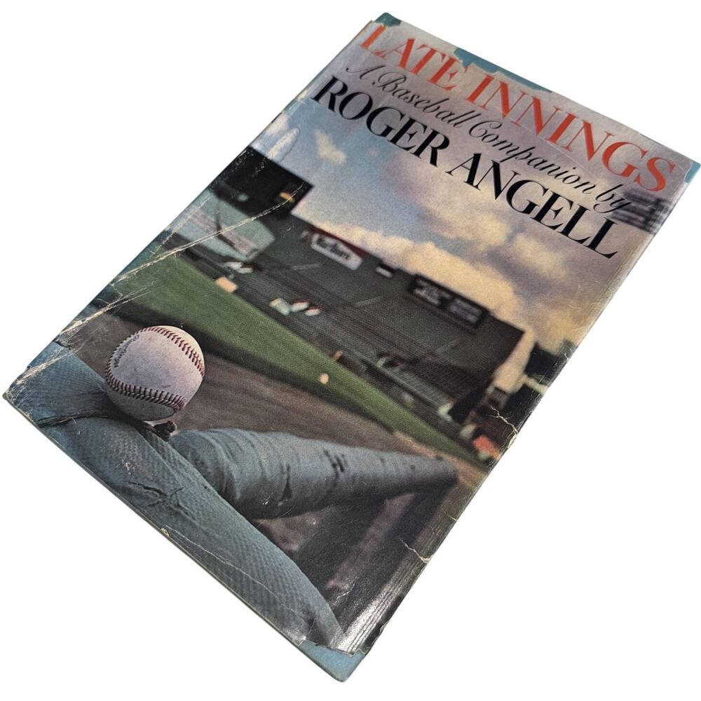 VINTAGE 1982 LATE INNINGS ROGER ANGELL HARDCOVER BASEBALL ESSAYS MLB HISTORY